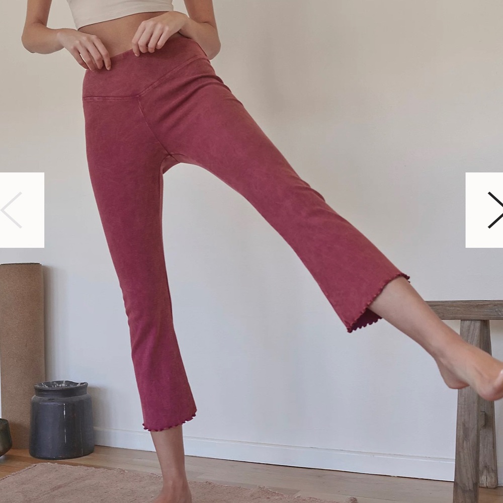Right in ribbed flares free people